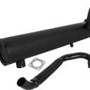 Muffler & Exhaust Pipe W/Gasket 7100840 6701151 compatible with Bobcat Skid Steer Loader 751 753 763 773 7753 S130 S150 S160 S175 S185 T140