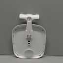 TAILI Shower Mirror Fogless for Shaving, Anti Fog Shaving Mirror with Razor Holder NO-Drilling,Removable,Shatterproof & Waterproof,Wall Mounted Bathroom Accessories with Powerful Suction(White)