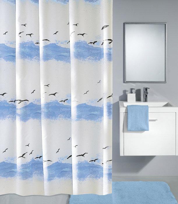 Seaside Polyester Shower Curtain, Size 106x70