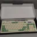 AULA S99 Pro Wireless Keyboard, Display Screen & Media Knob, TriMode Bluetooth/2.4G/USBC RGB Creamy Gaming Keyboard with Number Pad Macro Keys, Custom Computer Keyboards for Laptop PC Gamer  Green