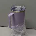 HASLE OUTFITTERS 40 oz Stainless Steel Tumbler with Handle, Vacuum Insulated Tumblers Bulk, Reusable Double Wall Travel Coffee Mug, Durable Powder Coated Water Bottle(Purple, 1)