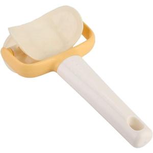 TOPINCN Rolling Cookies Cutter Biscuit Maker Dough Rolling Cutter for Cookie Dumpling Cake DIY Decorating Tools (round)
