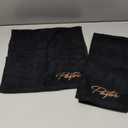 Buryeah 2 Pcs Pastor Hand Towels Christian Embroidered Towels Appreciation Gifts for Christian Church Clergy Father's Gifts(Black)