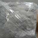 Silver Grey Washable Shaggy Round Rugs 6.6ft Large Faux Sheepskin Fur Rugs for Living Room Bedroom Circle Nursery Rug