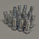 Hard-to-Find Fastener 014973246198 Grade 5 Coarse Hex Cap Screws, 5/16-18 x 1-Inch, 100-Piece