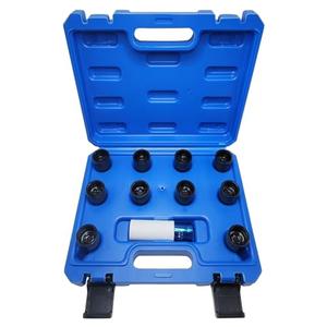 JEUCLEL 11PCS Wheel Locking Nut Key Kit Compatible with Toyota Models, Lexus, Tacoma, Wheel Lock Nut Socket Adapter Set, Wheel Anti-Theft Lug Nut Removal Tool, Anti-Theft Screw Remover