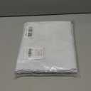 NICETOWN 100% Blackout Door Curtains - Thermal Insulated Light Block Privacy French Door Sidelight Curtain Window Shades, 30 x 72 inch, 1 Panel, White