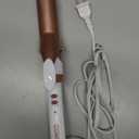 Conair Double Ceramic 1-1/4 Inch Curling Iron, 1.25-Inch Barrel Creates Loose Curls, Hair Curler for Use on Medium and Long Hair, White (White/Rose Gold)