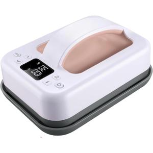 Heat Press Machine, 7" 5" Portable Mini Heat Press Fast Even Heat, Easy Press T Shirt Printer Machine for HTV Vinyl and Heat Transfer Sublimation for Tote Bags, Hat,DIY Projects(Pink)