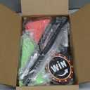 18-inch Tabletop Prize Wheel, Prize Wheel Spinner with Stand & Storage Base, Featuring a Prize Wheel with 14 Customizable Color Sections. Suitable for Party Games, Family Games (Original)