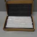 Viyffo Taper Candles, 12 Inch, 20 Pack, White Unscented, Dripless & Smokeless Design, Up to 8-Hour Burn Tall Candlesticks for Wedding, Dinner & Home Decor