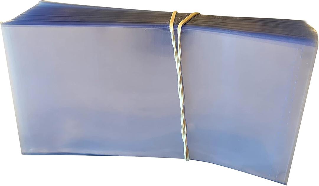 145 x 56 mm Clear Perforated Shrink Band for Glass Jars, Plastic Jars, Metal Tins & Canisters [Cap Diameter: 3 1/2"] Pack of 500