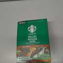 Starbucks K-Cup Coffee Pods, Medium Roast Hot or Iced Coffee, Decaf House Blend, 22 Keurig Pods (EXP 11/12/26)