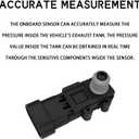 Fuel Tank Pressure Sensor Evap Pressure Sensor, Vapor Vent Port Fuel Pump Tank Sensors Replacement 16238399 9377680 09377680 16196060 for Delphi III, Solve Fault Light Flashing Car Accessories