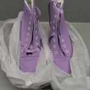 MEIGLQEA Roller Skates for Girls and Women, Cozy PU Leather Gradient Color Skates with Flash Wheels, Indoor Outdoor Skates for Beginner 32