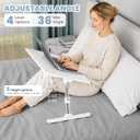 Adjustable Lap Desk, Foldable Laptop Desk for Bed, X-Large Lap Table