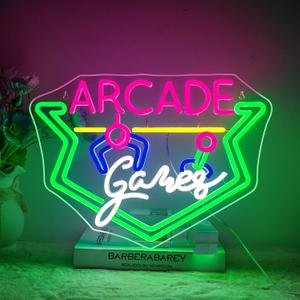 NEONLOVE Game Neon Sign Arcade Neon Signs For Wall Decor Gifts For Teen Boys Game Boy Claw Machine Led Lights For Gaming Room Bedroom Arcade Party Bar Pub Decoration Gamer Gifts NEONLOVE Game Neon Sign Arcade Neon Signs For Wall Decor Gifts For Teen Boys Game Boy Claw Machine Led Lights For Gaming Room Bedroom Arcade Party Bar Pub Decoration Gamer Gifts