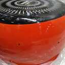 Nonstick Ceramic Coated Sauce Pan with Lid Red Crock Pot with Twist & Lock Handles, Micro Pressure Cooker Versatile stock pot with lid, Bottom Big Soup Canning Pots,Simmer Pot (RED, 5.5Quarts)