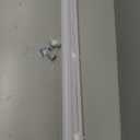 Cordless Light Filtering Mini Blind - 35 Inch Width, 48 Inch Length, 1" Slat Size - Pearl White - Cordless GII Morningstar Horizontal Windows Blinds for Interior by Achim Home Decor