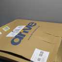 Drive Medical Folding Steel Bedside Commode Chair - Portable 3-in-1 Toilet Solution - Adjustable Height - 7.5 Qt Bucket Included - Durable Powder-Coated Steel Frame - Supports Up To 350 Lb (Grey)