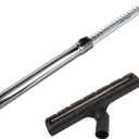 1-1/4" Vacuum Extension Tube with Hardwood Floor Brush,Fits Eureka, Royal Etc Vacuum Cleaner That Accept 1-1/4 Inch Attachments.Vacuum Extension Tubing with 1 1/4-inch Inside Diameter