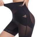 Dulchany Shapewear Tummy Control for Women Body Shaper Shorts High Waisted Butt Lifting Panties Girdle Underwear (X-Large, Black)