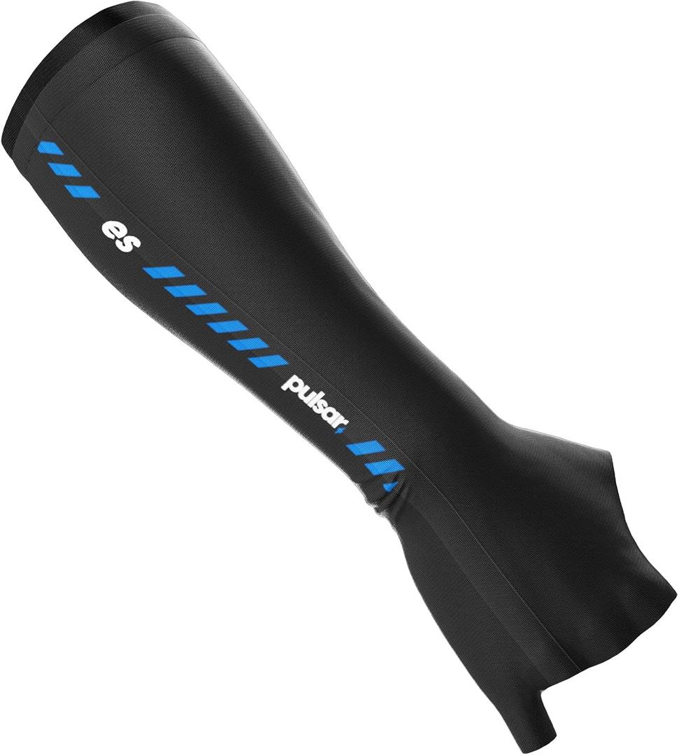 PULSAR eS Gaming Arm Sleeve for Esports Gaming Compression Sleeve, Finger Short Medium Black