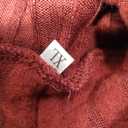 Women's Pullover Sweater Dress Long Lantern Sleeve Turtle Neck Cute Ribbed Knit Bodycon Mini Short Dress 2025 Fall (X-Large, Dark Red)