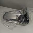 Side View Mirror Fit for 07-13 Chevy Silverado 1500 2500 HD 3500 HD,GMC Sierra 1500 2500 HD, Yukon/Yukon XL 1500-Power Heated Manual Folding with Arrow Turn Signal Puddle Light Driver Side