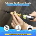 VEXTRO Paintless Dent Repair Kit, Dent Puller kit,Dent Removal Tools with Metal Dent Lifter, Bridge Puller, Slide Hammer T-Bar, PDR Kit for Car Dent Repair, Auto Body Dent Puller, Hail Damage Removal