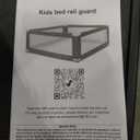 3-Piece Queen Size Bed Rail for Toddlers - Adjustable Baby Bed Rail Guard, Kids Safety Bed Rail for Queen Size Bed