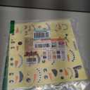 Maydahui 16 Pieces Snowman Face Wall Stickers Cute Christmas Snow Man Wall Decals 11 Inches Refrigerator Stickers Window Cling Decal Xmas Decorations