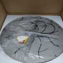 Modern Crystal Chandelier D24 Round Flush Mount Crystal Ceiling Light Chandeliers Chrome Chandelier Lighting Fixtures for Living Room Dining Room Bedroom