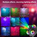Party Lights 4 Disco Balls in 1 Strobe Light for Parties, Dj Stage Lights Indoor Outdoor Decor Sound Activated with Remote Control Disco Light for KTV Club Party Home Karaoke