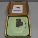 Portable CD Player with Bluetooth Desktop CD Player for Home CD Music Players with Remote Control,Timer,Built-in Dual Speakers with LED Display Home Audio Boombox FM Radio (Green)