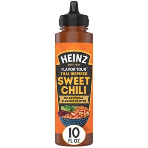 2 x Heinz Flavor Tour Thai Inspired Sweet Chili Sauce, 10 fl oz Bottle, BBD: 12/24/2025