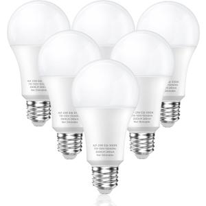 LEDERA 150W Equivalent LED Light Bulbs, A21 23W LED Bulbs 2500 Lumens, E26 Base, 5000K Daylight White Bright Light Bulbs for Home Office Store Garage Commercial Warehouse Lamp Lighting, 6 Packs