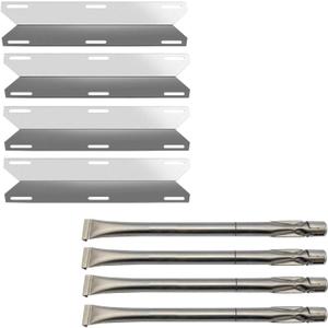 SN3041 (4-Pack) SA0361 (4-Pack) 17 5/16" Heat Plate and Burners Relacement for Charmglow 720-0304 Nexgrill 720-0304 Permasteel PG-50400-S and Other Gas Grill Models
