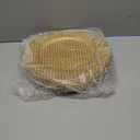 Cheardia 12 Pack Plastic Gold Charger Plates, 13 Inch Round Decorative Serving Dinner Charger Plate Bulk for Wedding, Catering, Parties, Restaurant, Home