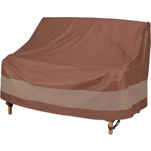 DUCKCOVERS ULV623835 Ultimate Patio Loveseat Cover, 62 "W x 38" D x 35" H, Mocha Cappuccino, Patio Furniture Covers