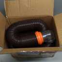 Camco RhinoFLEX 15-Ft RV Sewer Hose Kit - Features Clear Elbow Fitting w/Removable 4-in-1 Adapter - Connects to 3 Slip or 3/3.5/4 NPT Threaded Sewer Connection (39770)