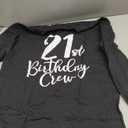 21st Birthday Crew 21 Years Old Group Matching Party Long Sleeve T-Shirt S