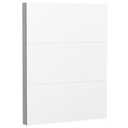 Reskid 50-Sheet Pack Of 110lb White Cardstock Thick Perforated Paper, 8.5x11 With 3 Per Page - 3.66x8.5 - Blank Heavy Weight Cover Card Stock - 50 Sheets With 150 Cards (3up - 3.66x8.5)