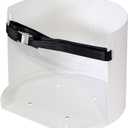 Buyers Products 5201005 3 to 5 Gallon Water Cooler Rack for Truck, Durable, White Powder-Coated Steel - Mounts to Flat Surfaces, Secures w/ Sturdy, Adjustable Nylon Straps - Water Jug Holder for Truck