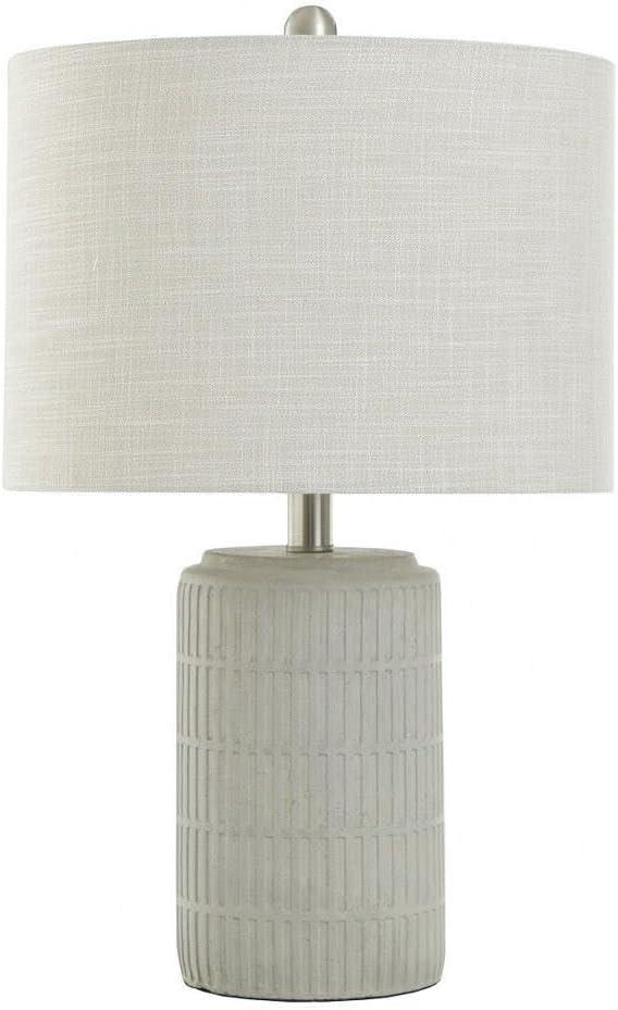 Stylecraft Home Collection Joni - One Light Table Lamp-Natural Cement Grey Finish