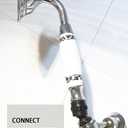 shower head Swivel ball adapter,hand shower rotate povit shower arm extension connector,ORB/oil rubbed bronze