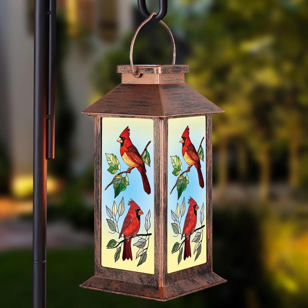 Solar Lanterns for Garden Decor, Waterproof Design Solar LED Hanging Lights for Yard, Patio, Lawn, and Porch, Gifts for Mom, Grandma(Limb)