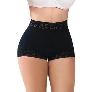 Pehhim Women butt lifter panties Lace Tummy Control Shapewear Shorts Fajas Colombianas Moldeadoras Comfortable underwear (XL)
