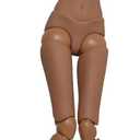 Proudoll 1/3 BJD Doll Tan Skin Customized Black Doll Body 60cm 24Inches Ball Jointed SD Dolls Joints Move PVC DIY (Alexia)