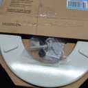 Bemis 500EC Durable Wood Toilet Seat with Easy Clean Hinges, Made in USA, Round, Biscuit